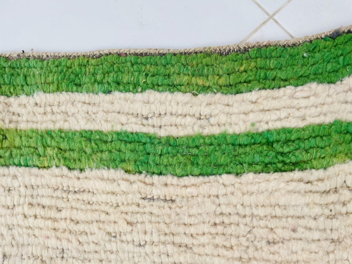 GREEN and PURPLE Moroccan Rug, Handmade Rug, Vintage Authentic Moroccan Rug, Abstract Berber Rug,Wool Rug, Sheep Wool Rug, Beni ourain rug - Africancreates