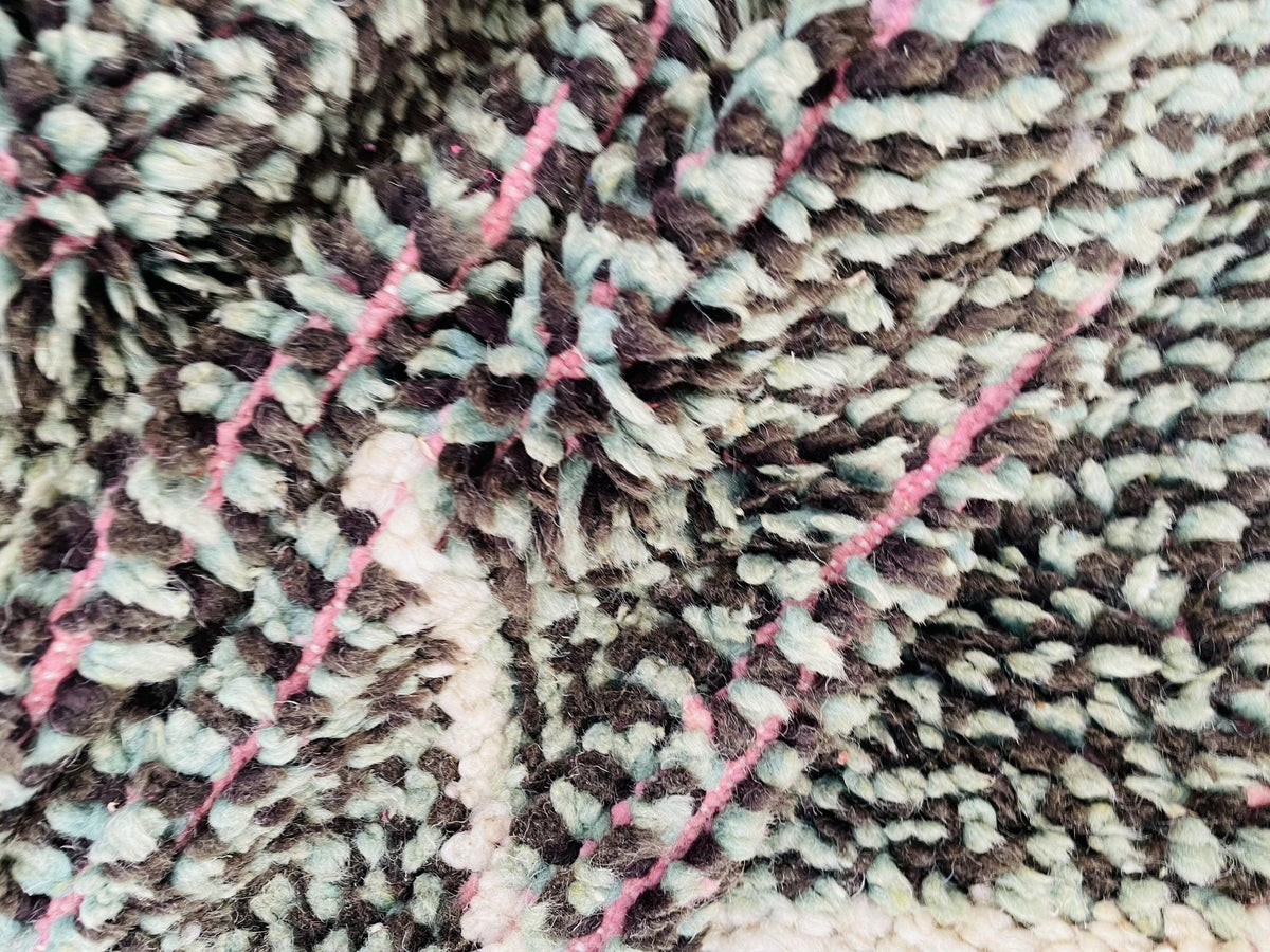 Grey Moroccan Rug, Handmade Rug, Vintage Authentic Moroccan Rug, Abstract Berber Rug,Wool Rug, Sheep Wool Rug, Beni ourain rug - Africancreates