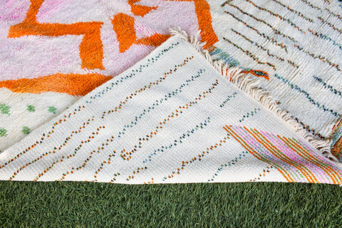 Beni ourain rug- Moroccan Rug- Custom size rug-Berber Rug - Custom rug- rugs for living room, Genuine lamb wool- Contemporary rug- All wool