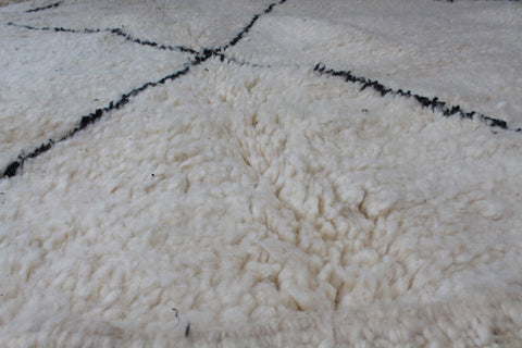 Classic Beni ourain rug- Moroccan Rug- Custom size rug-Berber Rug - Custom rug- rugs for living room, Genuine lamb wool- Contemporary rug