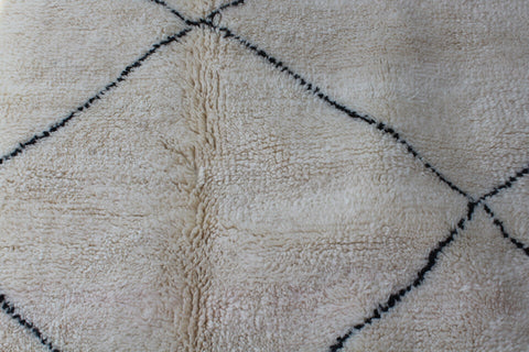 Beni ourain rug- Moroccan Rug- Custom size rug-Berber Rug - Custom rug- rugs for living room, Genuine lamb wool- Contemporary rug- All wool