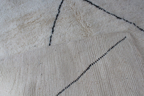 Classic Beni ourain rug- Moroccan Rug- Custom size rug-Berber Rug - Custom rug- rugs for living room, Genuine lamb wool- Contemporary rug