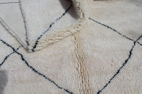 Beni ourain rug- Moroccan Rug- Custom size rug-Berber Rug - Custom rug- rugs for living room, Genuine lamb wool- Contemporary rug- All wool