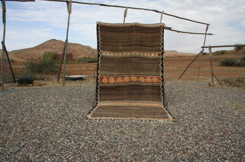 9.84x5.08 ft Vintage kilim rug , kilim rugs , Moroccan berber rug , Moroccan kilim,  kilim carpet, moroccan kilim rug,berber rug