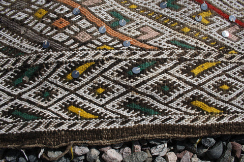 10.99x5.41 ft Vintage kilim rug , kilim rugs , Moroccan berber rug , Moroccan kilim,  kilim carpet, moroccan kilim rug,berber rug
