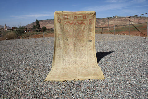 9.51x4.46 ft Vintage kilim rug , kilim rugs , Moroccan berber rug , Moroccan kilim,  kilim carpet, moroccan kilim rug,berber rug