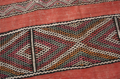 11.05x5.64 ft Vintage kilim rug , kilim rugs , Moroccan berber rug , Moroccan kilim,  kilim carpet, moroccan kilim rug,berber rug