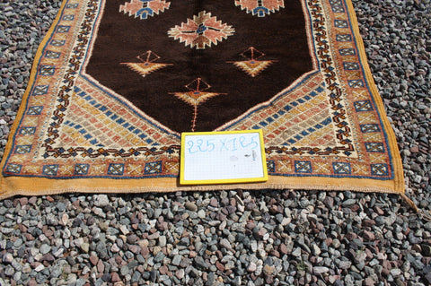 7.38x4.10 ft Vintage kilim rug , kilim rugs , Moroccan berber rug , Moroccan kilim,  kilim carpet, moroccan kilim rug,berber rug