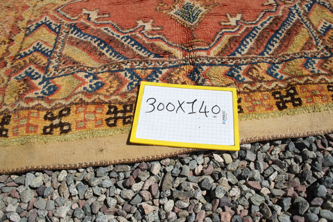 9.84x4.59 ft Vintage kilim rug , kilim rugs , Moroccan berber rug , Moroccan kilim,  kilim carpet, moroccan kilim rug,berber rug
