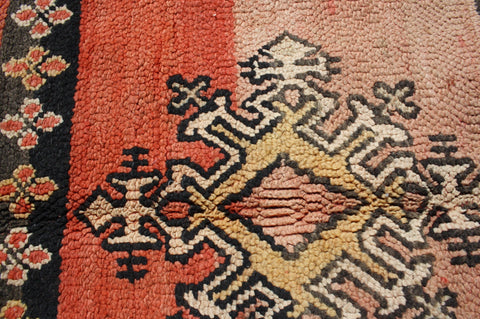 6.66x4.59 ft Vintage kilim rug , kilim rugs , Moroccan berber rug , Moroccan kilim,  kilim carpet, moroccan kilim rug,berber rug