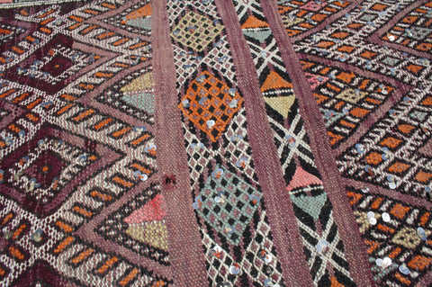 13.54x6 ft Vintage kilim rug , kilim rugs , Moroccan berber rug , Moroccan kilim,  kilim carpet, moroccan kilim rug,berber rug