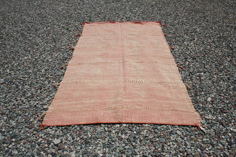 7.74x4.49 ft Zanafi  Kilim, Moroccan Rug , Berber Rug , Kilim Rug , area rug , vintage rug , Zanafi carpet , kilim rugs, moroccan rugs