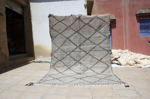 9.51x6.46 ft Zanafi  Kilim, Moroccan Rug , Berber Rug , Kilim Rug , area rug , vintage rug , Zanafi carpet , kilim rugs, moroccan rugs