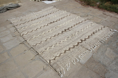 9.74x6.88 ft Zanafi  Kilim, Moroccan Rug , Berber Rug , Kilim Rug , area rug , vintage rug , Zanafi carpet , kilim rugs, moroccan rugs