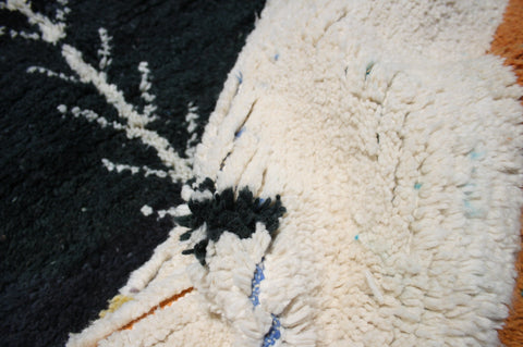 Beni ourain rug- Moroccan Rug- Custom size rug-Berber Rug - Custom rug- rugs for living room, Genuine lamb wool- Contemporary rug- All wool