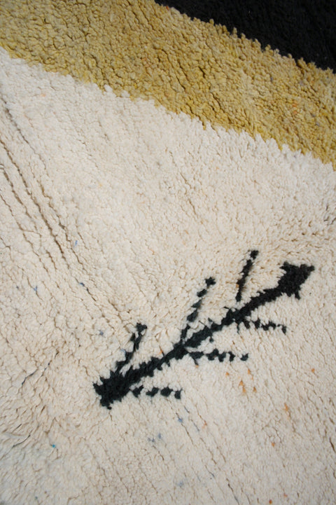 Beni ourain rug- Moroccan Rug- Custom size rug-Berber Rug - Custom rug- rugs for living room, Genuine lamb wool- Contemporary rug- All wool