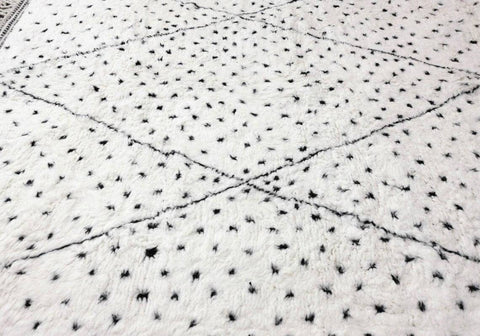 Beni ourain rug- Moroccan Rug- Custom size rug-Berber Rug - Custom rug- rugs for living room, Genuine lamb wool- Contemporary rug- All wool