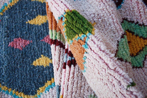 Beni ourain rug- Moroccan Rug- Custom size rug-Berber Rug - Custom rug- rugs for living room, Genuine lamb wool- Contemporary rug- All wool