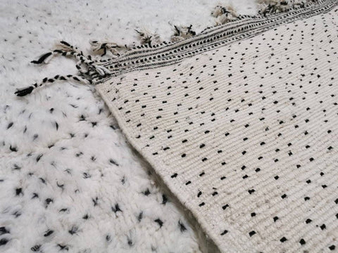 Beni ourain rug- Moroccan Rug- Custom size rug-Berber Rug - Custom rug- rugs for living room, Genuine lamb wool- Contemporary rug- All wool