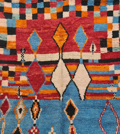 Beni ourain rug- Moroccan Rug- Custom size rug-Berber Rug - Custom rug- rugs for living room, Genuine lamb wool- Contemporary rug- All wool