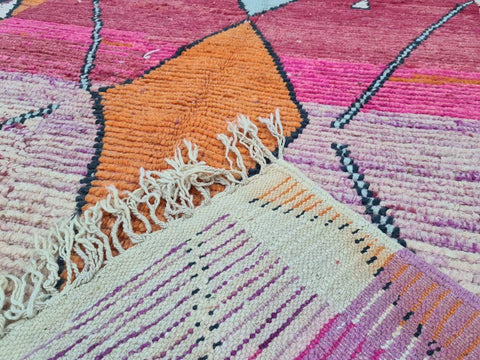Moroccan Berber rug - Beni ourain rug - all wool berber rug - Custom area rug - handmade rug - Genuine lamb wool - Berber wool rug