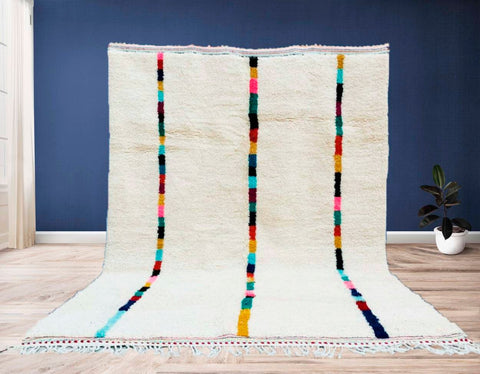 Moroccan Berber rug - Beni ourain rug - all wool berber rug - Custom area rug - handmade rug - Genuine lamb wool - Berber wool rug