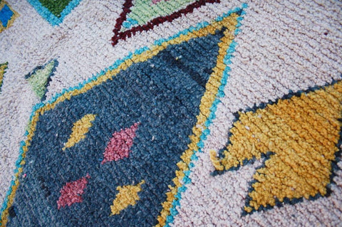 Beni ourain rug- Moroccan Rug- Custom size rug-Berber Rug - Custom rug- rugs for living room, Genuine lamb wool- Contemporary rug- All wool