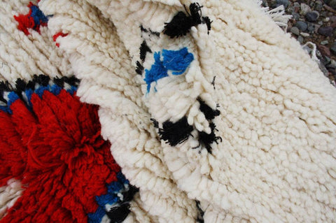 Beni ourain rug- Moroccan Rug- Custom size rug-Berber Rug - Custom rug- rugs for living room, Genuine lamb wool- Contemporary rug- All wool