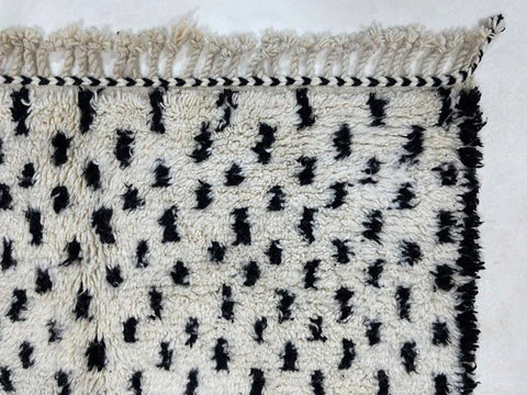 Moroccan rug Hand knotted - Beni ourain rug - all wool berber rug - Custom rug - handmade rug - Genuine lamb wool