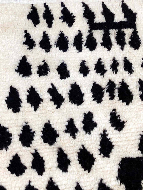 Moroccan rug Hand knotted - Beni ourain rug - all wool berber rug - Custom rug - handmade rug - Genuine lamb wool