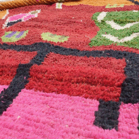 Moroccan rug Hand knotted - Beni ourain rug - all wool berber rug - Custom rug - handmade rug - Genuine lamb wool