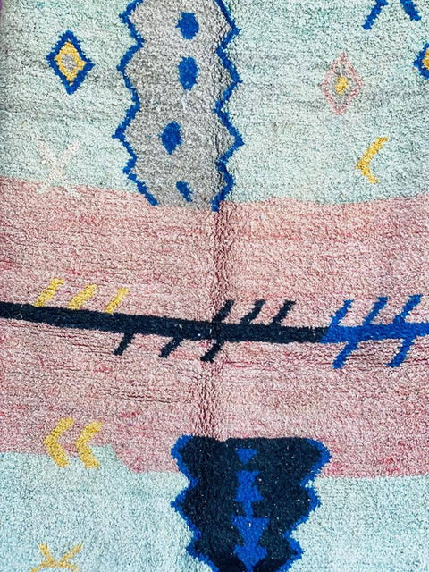 Beni ourain rug- Moroccan Rug- Custom size rug-Berber Rug - Custom rug- rugs for living room, Genuine lamb wool- Contemporary rug- All wool