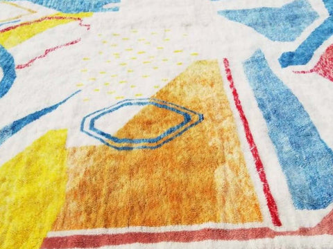 Beni ourain rug- Moroccan Rug- Custom size rug-Berber Rug - Custom rug- rugs for living room, Genuine lamb wool- Contemporary rug- All wool