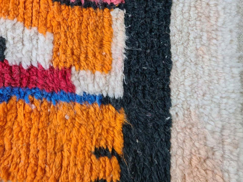 Beni ourain rug- Moroccan Rug- Custom size rug-Berber Rug - Custom rug- rugs for living room, Genuine lamb wool- Contemporary rug- All wool