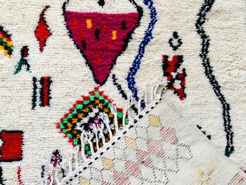 Beni ourain rug- Moroccan Rug- Custom size rug-Berber Rug - Custom rug- rugs for living room, Genuine lamb wool- Contemporary rug- All wool