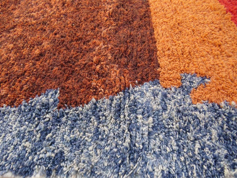 Beni ourain rug- Moroccan Rug- Custom size rug-Berber Rug - Custom rug- rugs for living room, Genuine lamb wool- Contemporary rug- All wool