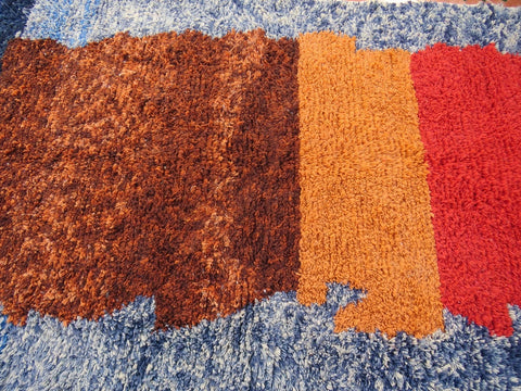 Beni ourain rug- Moroccan Rug- Custom size rug-Berber Rug - Custom rug- rugs for living room, Genuine lamb wool- Contemporary rug- All wool