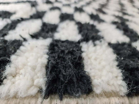 Beni ourain rug- Moroccan Rug- Custom size rug-Berber Rug - Custom rug- rugs for living room, Genuine lamb wool- Contemporary rug- All wool