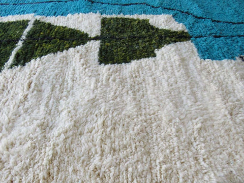 Beni ourain rug- Moroccan Rug- Custom size rug-Berber Rug - Custom rug- rugs for living room, Genuine lamb wool- Contemporary rug- All wool