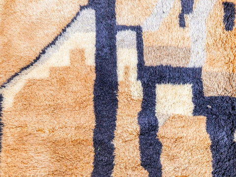 Beni ourain rug- Moroccan Rug- Custom size rug-Berber Rug - Custom rug- rugs for living room, Genuine lamb wool- Contemporary rug- All wool