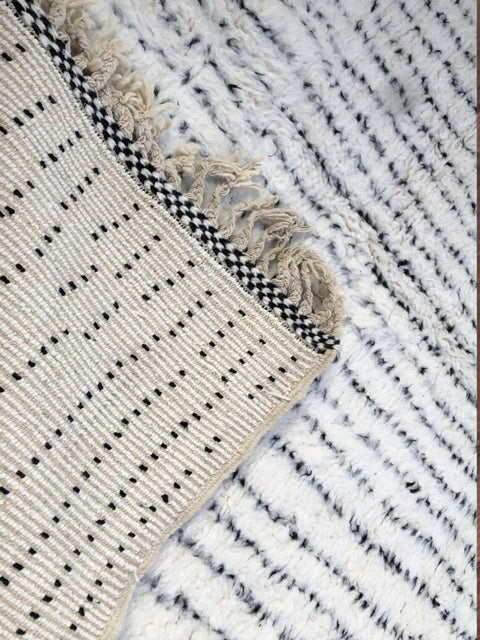 Beni ourain rug- Moroccan Rug- Custom size rug-Berber Rug - Custom rug- rugs for living room, Genuine lamb wool- Contemporary rug- All wool