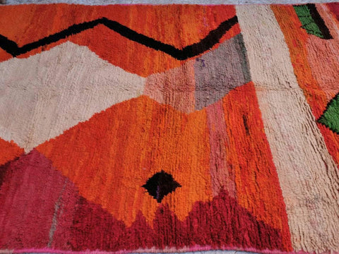 Moroccan Berber rug - Beni ourain rug - all wool berber rug - Custom area rug - handmade rug - Genuine lamb wool - Berber wool rug