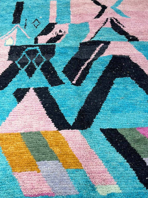 Moroccan Berber rug - Beni ourain rug - all wool berber rug - Custom area rug - handmade rug - Genuine lamb wool - Berber wool rug
