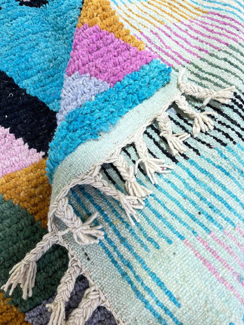 Moroccan Berber rug - Beni ourain rug - all wool berber rug - Custom area rug - handmade rug - Genuine lamb wool - Berber wool rug