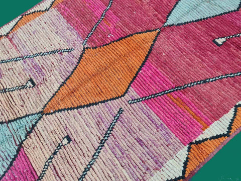 Moroccan Berber rug - Beni ourain rug - all wool berber rug - Custom area rug - handmade rug - Genuine lamb wool - Berber wool rug
