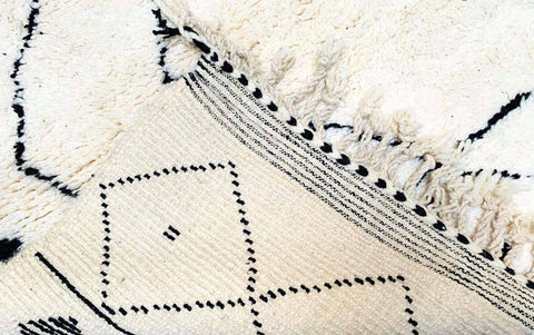 Authentic Beni ourain rug - Beniourain rug - Beni rug - Wool Berber rug - Beni ourain rug - Custom rug - Handmade rug - Moroccan rug