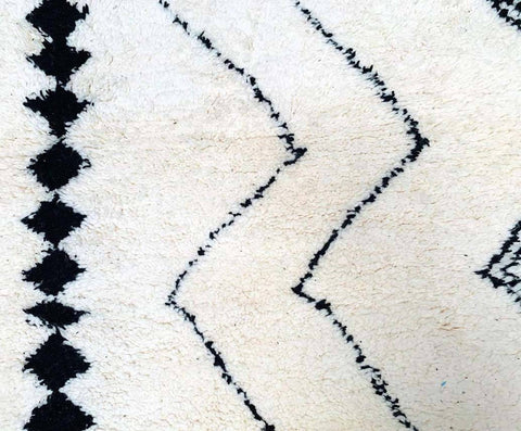 Authentic Beni ourain rug - Beniourain rug - Beni rug - Wool Berber rug - Beni ourain rug - Custom rug - Handmade rug - Moroccan rug