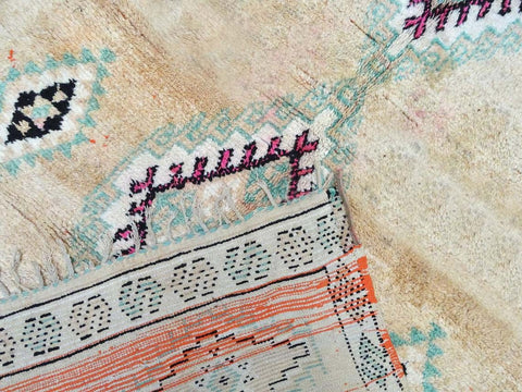 Beni ourain rug- Moroccan Rug- Custom size rug-Berber Rug - Custom rug- rugs for living room, Genuine lamb wool- Contemporary rug- All wool