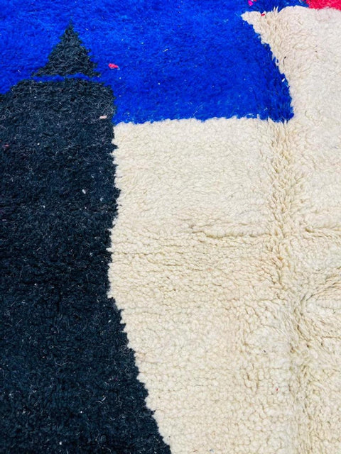 Beni ourain rug- Moroccan Rug- Custom size rug-Berber Rug - Custom rug- rugs for living room, Genuine lamb wool- Contemporary rug- All wool