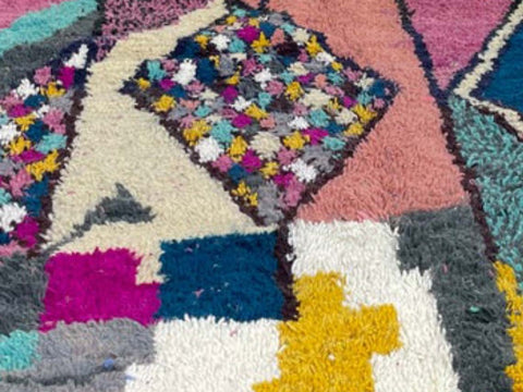 Beni ourain rug- Moroccan Rug- Custom size rug-Berber Rug - Custom rug- rugs for living room, Genuine lamb wool- Contemporary rug- All wool